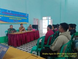 Kapolsek Tanjungmedar melaksanakan Binluh Desa Bersinar ( Bebas Narkoba dan Kenakalan Remaja) di Desa Tanjungwangi