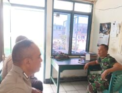 Sinergitas TNI – Polri,Polsek Tanjungkerta Polres Sumedang Polda Jabar,sambangi Koramil Tanjungkerta jalin silaturahmi