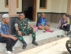 Sinergitas TNI – Polri, Dalam Kegiatan Sambang ke warga Desa Sukamantri Kec. Tanjungkerta