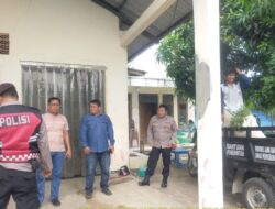 Silaturahmi dengan Warga Binaan Panit Binmas Polsek Tomo Berikan Pesan-pesan Kamtibmas.