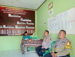 Kegiatan koordinasi dan sambang/silaturahmi Kamtibmas ke sekretariat Panitia Pemilihan Kecamatan (PPK) Tanjungmedar Jelang Pilkada tahun 2024.