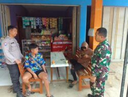 Bhabinkamtibmas Desa Genteng Melaksanakan Giat Sambang Dan Silaturahmi Kepada Warga masyarakat