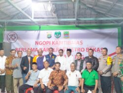 Polres Metro Bekasi Gelar Ngopi Kamtibmas Bersama Masyarakat di Wilayah Kelurahan Setia Asih Perum Villa Gading Tarumajaya 