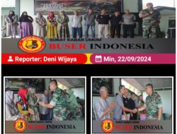 Kodim 0404/Muara Enim Gelar Bakti Kesehatan, Pembagian Sembako Dan Makan Siang Gratis Dalam Rangka HUT TNI Ke – 79 TA. 2024