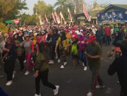 Jalan Sehat HUT TNI ke-79 di Kulon Progo