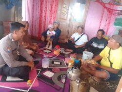 Bhabinkamtibmas Desa Genteng Melaksanakan Giat Sambang Dan Silaturahmi Kepada Warga masyarakat.
