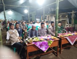 Kanit Binmas Polsek Tanjungkerta dan Babinsa Hadiri Kegiatan Maulid Nabi Muhammad SAW 1445 H dan Silaturahmi Kamtibmas