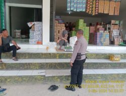 Aiptu Aceng, SH bersama Bripka Yuyun Yuwana melaksanakan sambang/silatrahmi Kamtibmas dan dumas keliling dalam rangka BEYOND TRUST PRESISI