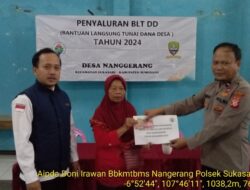 Polsek sukasari melaksanakan sambang untuk menjalin silaturahmi