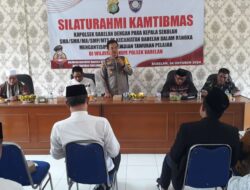 Polsek Babelan Gelar Sosialisasi Kamtibmas, Kompol Judika Sinaga Harapkan Kecamatan Babelan Zero Tawuran