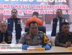 Polres Blora Ungkap Kasus Penggelapan 3 Mobil Rental