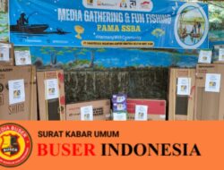 Media Gathering & Fun Fishing. Tema Kebersamaan Yang Di Adakan PT Pama Persada Nusantara Dengan Media