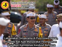 Laksanakan Simakrama di Pura Gowa Lawah, Kapolda Bali Ajak Masyarakat Pesinggahan Wujudkan Kamtibmas Kondusif Bersama