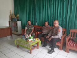 Ucapan Selamat Hari Ulang Tahun TNI ke-79 dari Kapolsek Tanjungmedar kepada Koramil 1003 Tanjungkerta