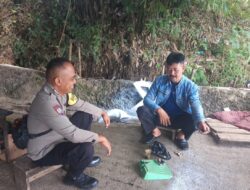 Bhabinkamtibmas Sambangi Warga Desa Tanjungmulya