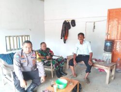 Bhabinkamtibmas Desa Mekarjaya Laksanakan Sambang Silaturahmi kepada warga Desa Mekarjaya Dalam Rangka Pelaksanaan Quick Wins Presisi Polri