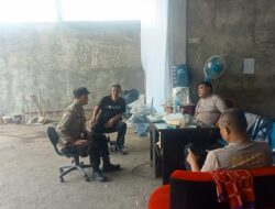 Aipda Deny Gunawan S.IP Laksanakan Monitoring Gudang Logistik KPU Kab. Sumedang Pada Operasi Mantap Praja Lodaya 2024