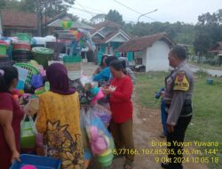 Aiptu Aceng, SH bersama Bripka Yuyun Yuwana melaksanakan sambang/silatrahmi Kamtibmas dan dumas keliling dalam rangka BEYOND TRUST PRESISI