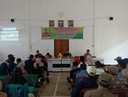 Aipda Rudi Kurniawan Monitoring Kegiatan Musrenbang Desa dalam rangka Penetapan RKPDes tahun 2025 Desa Sirnamulya