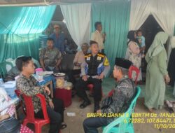 Babinkamtibmas Desa Tanjungmedar Bripka Danni Santika Laksanakan Pengamanan Syukuran di Dusun Cisangge