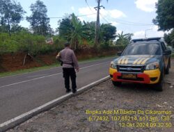 Antisipasi terjadinya C3 (Curas,Curat, dan Curanmor) Polsek Tanjungmedar Polres Sumedang Polda Jabar melaksanakan KRYD siang hari