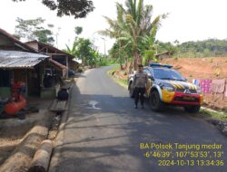 Kegiatan KRYD siang hari oleh Polsek Tanjungmedar Upaya Mencegah C3 di Wilayah hukum Kecamatan Tanjungmedar