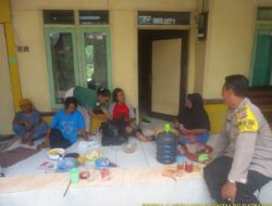 Silaturahmi Bhabinkamtibmas Desa Darmawangi Kepada Warga Binaan.