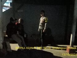 Anggota Polsek Sukasari Rutin Laksanakan Patroli KRYD Blue Light / Malam hari di Wilayah Kecamatan Sukasari Kabupaten Sumedang