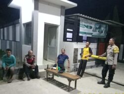 Antisipasi Kriminal pada Malam hari, Samapta Polsek Tomo laksanakan Patroli “Blue Light”