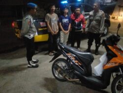 Patroli malam,Polsek Tanjungkerta Polres Sumedang Polda jabar terus berusaha wujudkan situasi yang aman dan kondusif