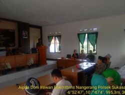 Polsek sukasari melaksanakan sambang untuk menjalin silaturahmi