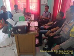 Aipda Tata Sasmita bersama Bripka Agus Sukmana melaksanakan sambang/silatrahmi kamtibmas