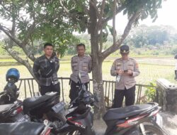 Polsek Sumedang Utara Gelar Pengamanan Kegiatan Kampanye terbatas/tatap muka Calon Wakil Bupati Kabupaten Sumedang No. Urut 4