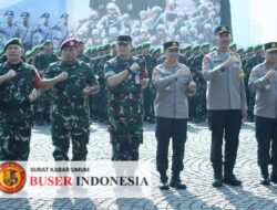Pangkoopsud I selaku Dansatgas Udara Turut Hadiri Apel Gelar Pasukan Ops Pam VVIP Pelantikan Presiden dan Wakil Presiden RI