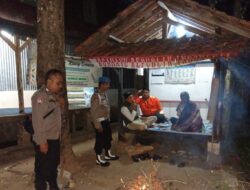 Patroli malam,Polsek Tanjungkerta Polres Sumedang Polda jabar terus berusaha wujudkan situasi yang aman dan kondusif