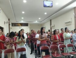 Polsek Sumedang Utara Gelar Pengamanan Kegiatan Ibadah Kebaktian Rutin Minggu Pagi