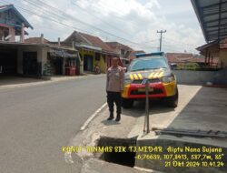 Antisipasi terjadinya C3 (Curas,Curat, dan Curanmor) Polsek Tanjungmedar Polres Sumedang Polda Jabar melaksanakan KRYD siang hari