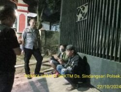 Anggota Polsek Sukasari Rutin Laksanakan Patroli KRYD Blue Light / Malam hari di Wilayah Kecamatan Sukasari Kabupaten Sumedang
