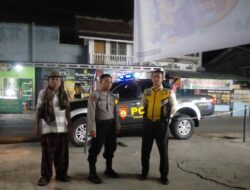 Patroli malam,Polsek Tanjungkerta Polres Sumedang Polda jabar terus berusaha wujudkan situasi yang aman dan kondusif