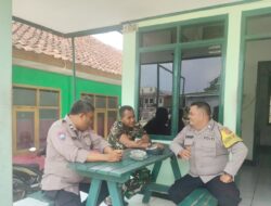 Sinergitas TNI – Polri,Polsek Tanjungkerta Polres Sumedang Polda Jabar,sambangi Koramil Tanjungkerta jalin silaturahmi