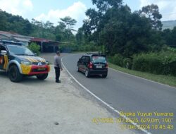 Antisipasi terjadinya C3 (Curas,Curat, dan Curanmor) Polsek Tanjungmedar Polres Sumedang Polda Jabar melaksanakan KRYD siang hari