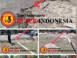 Pembangunan Lanjutan Halaman Kantor Camat Belida Darat Diduga Asal Jadi, Diduga Jadi Ajang Korupsi Pemborong