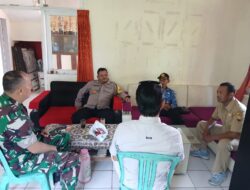 Sinergitas TNI – Polri, Dalam Kegiatan Sambang ke warga Desa Tanjungmekar Kec. Tanjungkerta