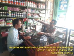 Polsek sukasari melaksanakan sambang untuk menjalin silaturahmi