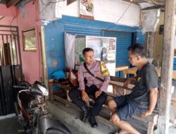 Bhabinkamtibmas Sambangi Warga Desa Sukamantri