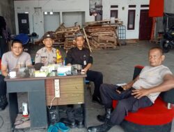 Aipda Deni Gunawan S.Ip. Monitoring Gudang Logistik KPU Kab. Sumedang Pada Operasi Mantap Praja Lodaya 2024