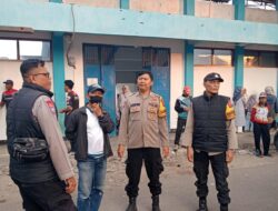 Polsek Sumedang Utara Monitoring Pertandingan  Sepak bola dalam rangka kompetisi  LPS ( Liga Pelajar Sumedang ) antar SMPN Se Kabupaten Sumedang  Tahun 2024