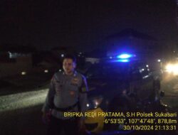 Anggota Polsek Sukasari Rutin Laksanakan Patroli KRYD Blue Light / Malam hari di Wilayah Kecamatan Sukasari Kabupaten Sumedang