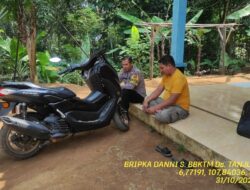 Bripka Dani Santika Sambangi Warga masyarakat 