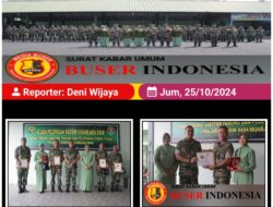 Sertijab Kasdim dan Perwira Penghubung serta Pelepasan Purna Tugas Anggota Kodim 0404/Muara Enim